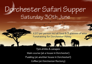 Safari Supper - Abbey fundraiser @ dorchester on thames | Dorchester | England | United Kingdom