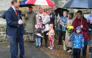 Prince Edward visits the Abbey