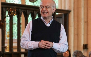 John Rutter conducts a Come and Sing at Dorchester Festival