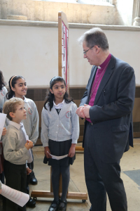 Bishop Steven Croft, St Birinus Primary School, Dorchester Abbey