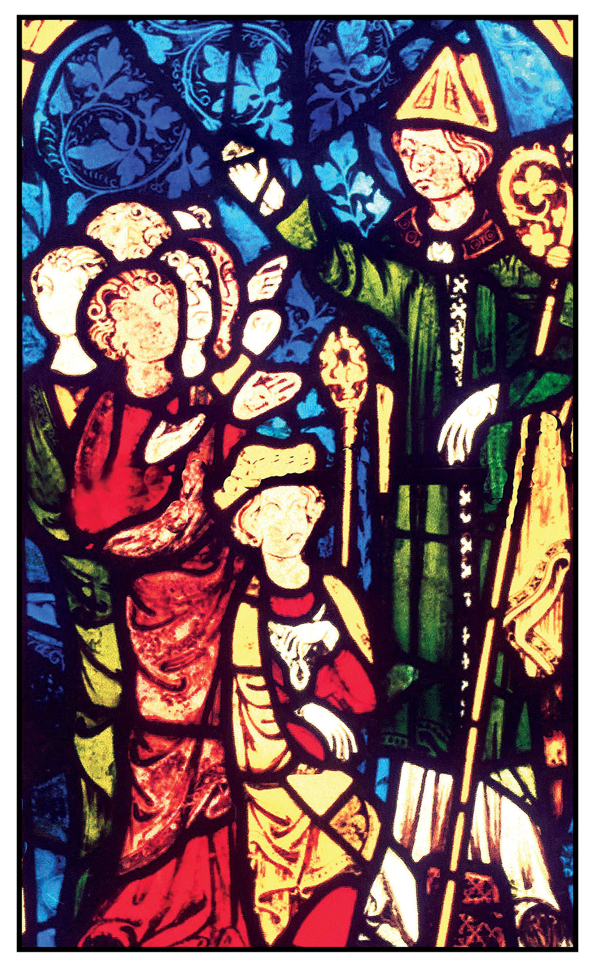 St Birinus stained glass window