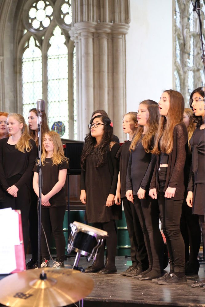 Singers at Dorchester Abbey