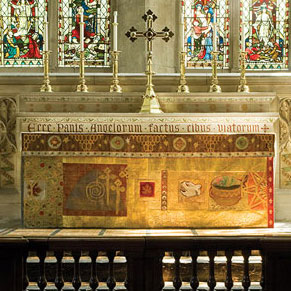 Dorchester Abbey altar frontal altar frontal