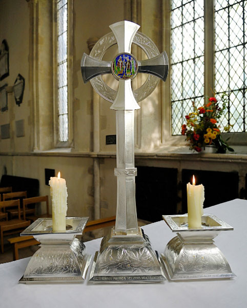 Silver Altar Candlesticks