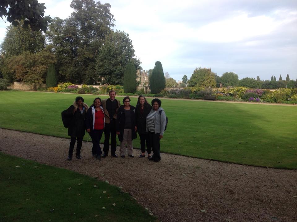 South African visitors to Dorchester Abbey