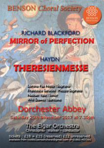 Benson Choral Society- Autumn Concert @ Dorchester Abbey | Dorchester | England | United Kingdom