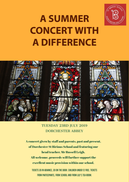 St Birinus Primary School - Summer Concert @ Dorchester Abbey