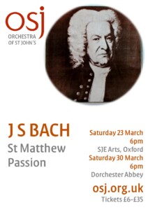 Bach - St Matthew Passion @ Dorchester Abbey