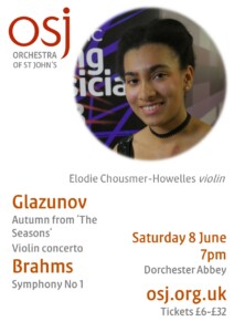 Brahms and Glazunov @ Dorchester Abbey