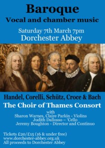 Baroque with The Thames Consort @ dorchester abbey