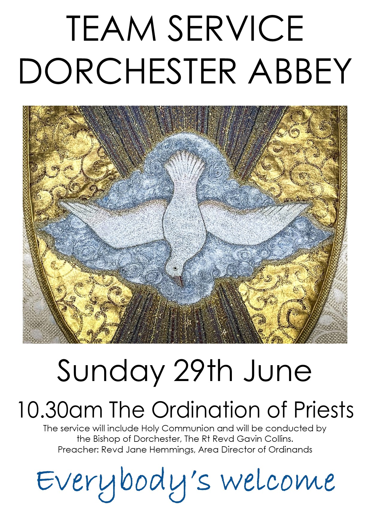 Ordinations poster – 2025