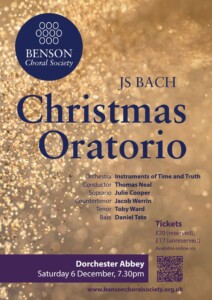 JS BACH Christmas Oratorio @ Dorchester Abbey