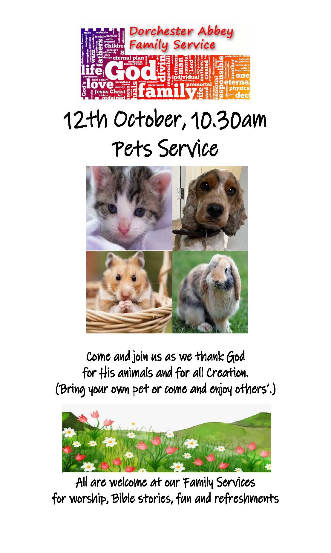 Pets Service poster Oct 2025