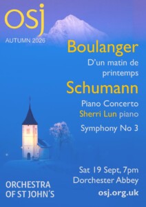 Sherri Lun plays Schumann @ Dorchester Abbey