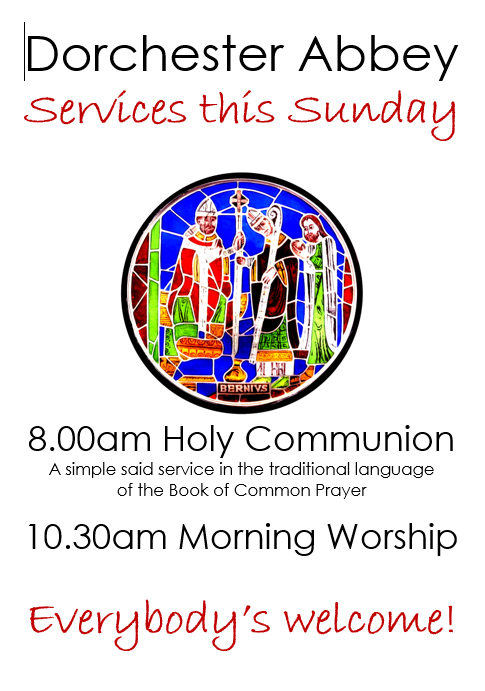 4th sunday service poster